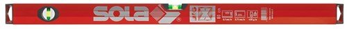 Sola alu-waterpas x-profiel bigx30, 30cm 2 libellen 0,50mm m rood - 01370301 - 01370301
