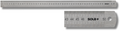 Sola stalen lineaal 500x30x1mm rvs lsb500, dubbelzijdige maatverdeling mm cm - 56104401 - 56104401