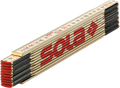 Sola vouwduimstok h2.4 12 hout 2.4m - 53010801