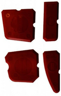 Soudal 153314 afstrijkplaatjes silic | 4st - 153314