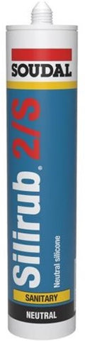 Soudal silirub 2s | sanitairkit | alu-wit ral 9006 | 300 ml - 104205