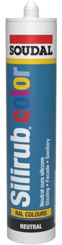 Soudal silirub color | siliconenkit | leigrijs ral 7015 | 300 ml - 116060