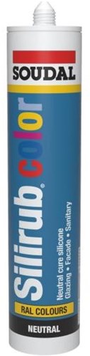Soudal silirub color | siliconenkit | lichtgrijs ral 7035 | 300 ml - 118489