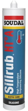 Soudal silirub ht° - a | hittebestendige siliconenkit | zwart | 300 ml - 108265