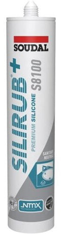 Soudal silirub+ s8100 neutraal | sanitairkit | basalt | 300 ml - 135728
