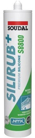 Soudal silirub+ s8800 | natuursteen | siliconenkit | antraciet | 300 ml - 120987