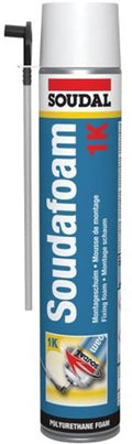 Soudal soudafoam 1 k | pu schuim | champagne | 750 ml - 100393