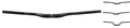 Spank spike 800 race riser handlebar vibro core 31.8mm
