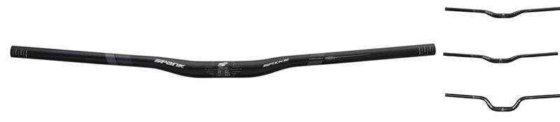Spank spike 800 race riser handlebar vibro core 31.8mm