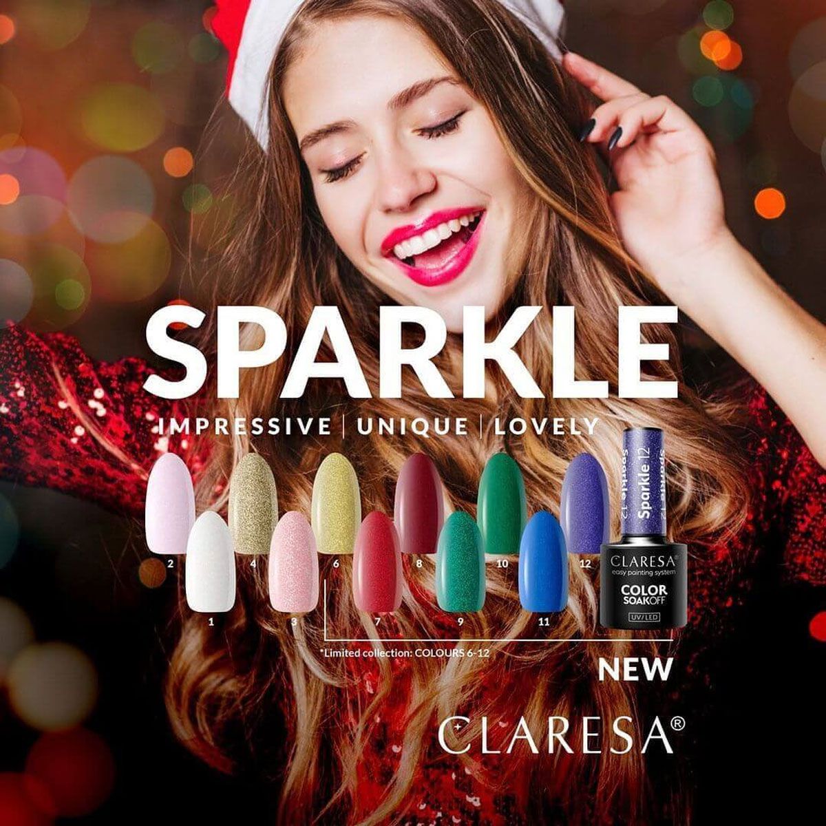 Claresa uv led gellak 5ml sparkle 6
