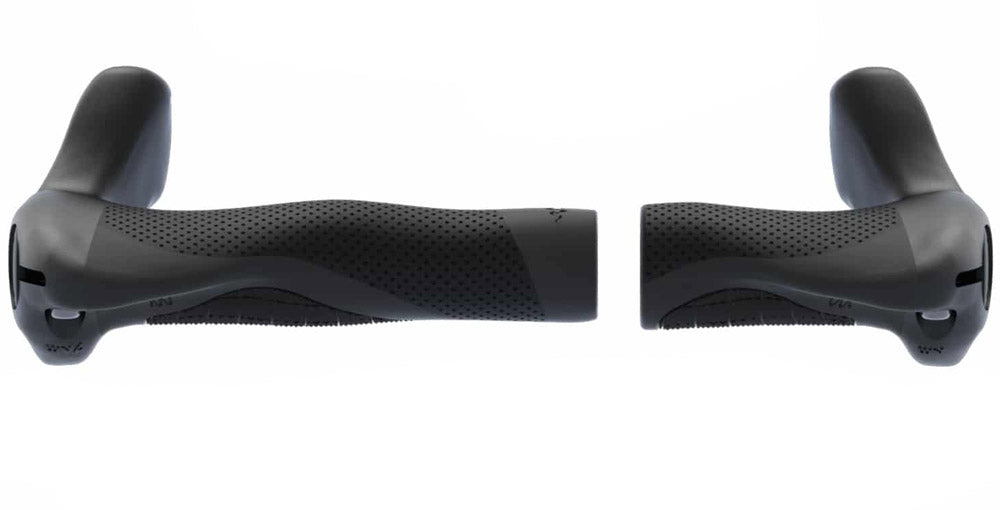Sqlab stuby short handlebar grips for twist shifters one-sided