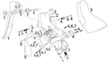 Sram scheibenbremse apex disc brake apex right fr.brake 1300mm