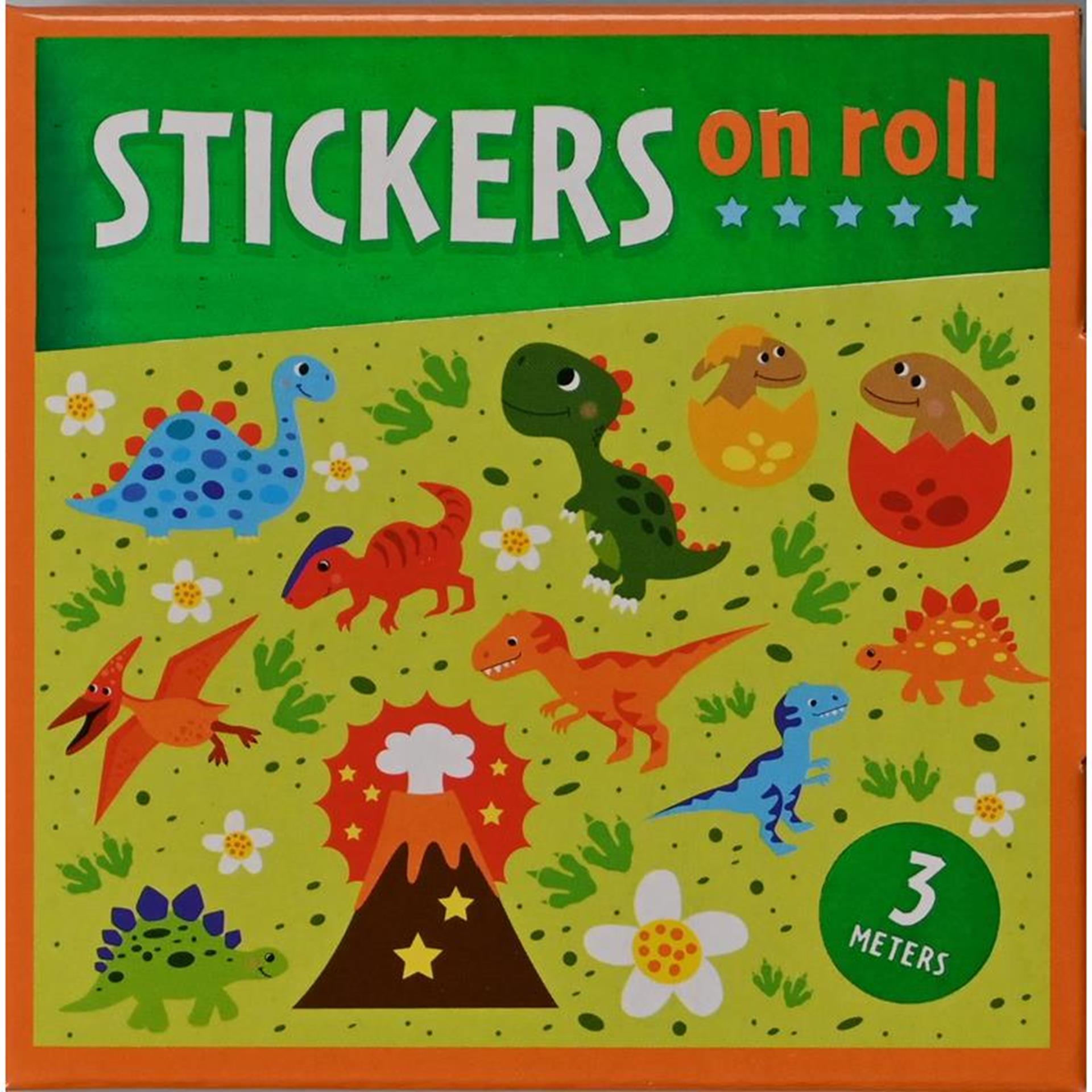 Stickers op rol 3 meter