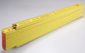 Stabila duimstok, 707 geel hout 2m - 01304