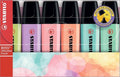 Stabilo Boss Original Pastell-Textmarker-Set mit 6 Stiften