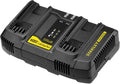 Stanley powertools stanley fatmax sfmcb24 v20 4a dual port charger - sfmcb24-qw
