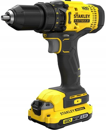 Stanley fatmax v20 - schroefmachine - 18v - 2x2.0ah - klopboormachine