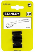 Stanley handgereedschap reserve mesje 38mm voor 0-28-617 - 1 stuk kaart - 0-28-290