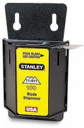 Stanley handgereedschap reserve mesjes 1991 zonder gaten - 10 stuks dispenser - 1-11-911