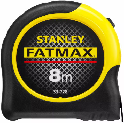Stanley handgereedschap rolbandmaat fatmax® blade armor | 8 meter - 0-33-728