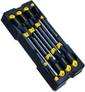 Stanley handgereedschap transmodule cushiongrip schroevendraaiers 8-delig - stmt1-74181 - stmt1-74181
