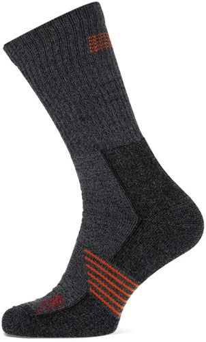 Stapp techno bamboo sok 28400 donkergrijs oranje | 6556 donkergrijs oranje | maat 42 - 00.134.007.39