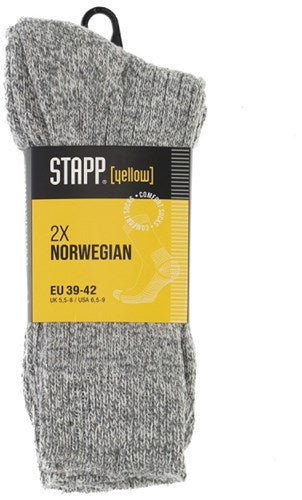 Stapp yellow norwegian 2-pack sokken 4405 | 600 noors | maat 42 - 38.134.003.01