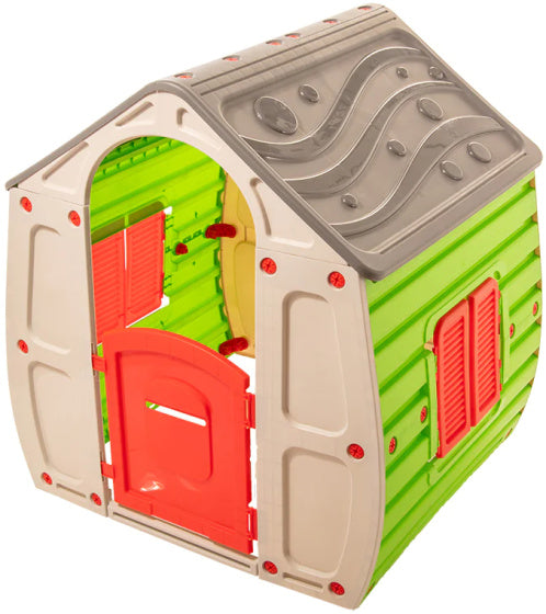 Starplay Magical Playhouse Junior 102 x 90 x 109 cm grau weiß Grün