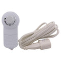 Exin stekkerdimmer - euro - dimt 20-300 watt - 2 meter snoer - 2 x 0.75 mm2 vinylkabel - wit
