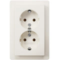 Inbouw stopcontact - 2-voudig