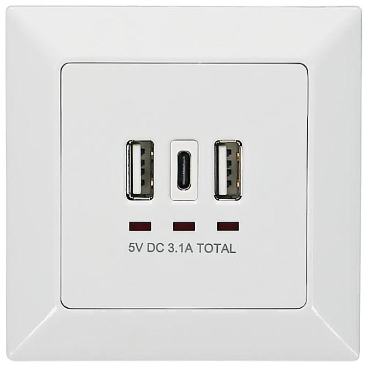 Stopcontact met usb