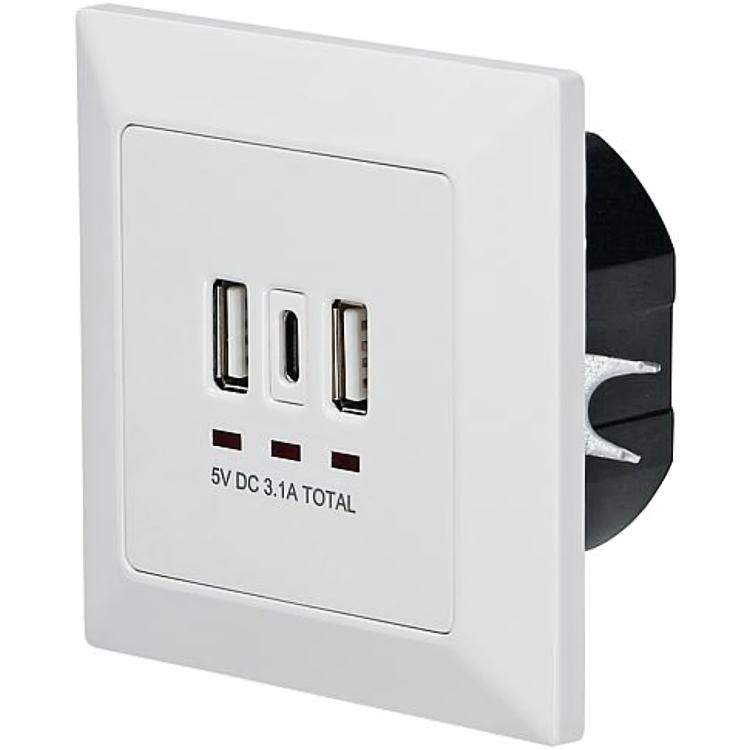 Stopcontact met usb