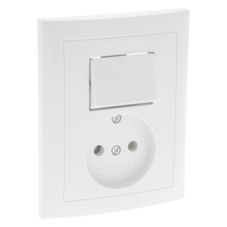 Inbouw stopcontact met schakelaar