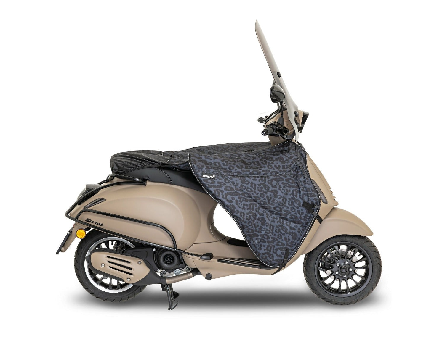 Beindecke Stricto Premium Leopard Grey | Piaggio Vespa China Roller