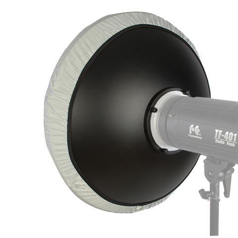 StudioKing Beauty Dish Silber SK-BD550 55 cm mit Wabenmuster