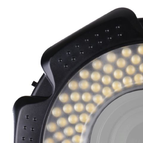 StudioKing Makro-LED-Ringlampe, dimmbar, RL-160