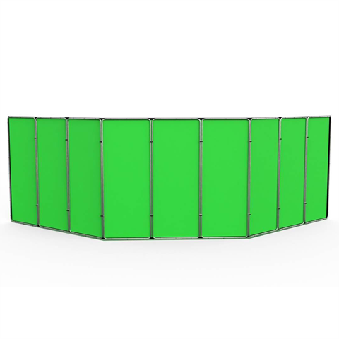 StudioKing Panorama-Hintergrund Green Screen FSF-240900PT 240x900cm