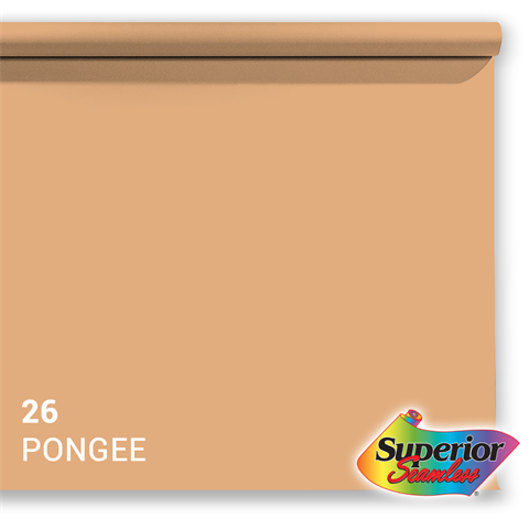 Hochwertiges Hintergrundpapier 26 Pongee 1,35 x 11 m