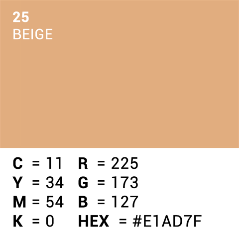Hochwertiges Hintergrundpapier 26 Pongee 1,35 x 11 m