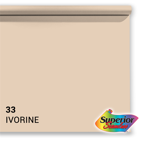 Hochwertiges Hintergrundpapier 33 Ivorine 1,35 x 11 m