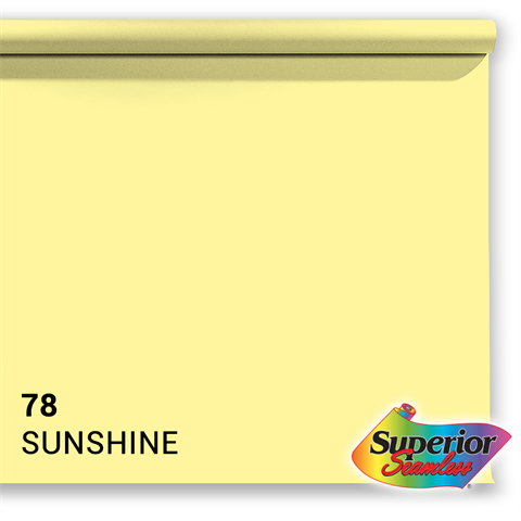 Hochwertiges Hintergrundpapier 78 Sunshine 1,35 x 11 m