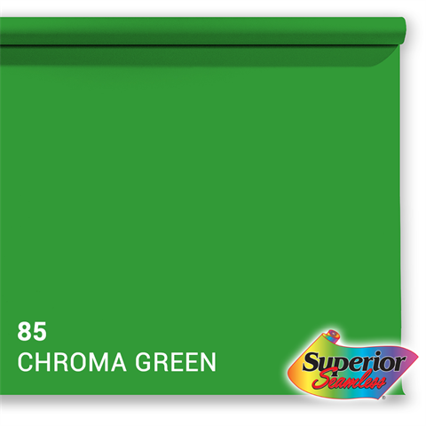 Hochwertiges Hintergrundpapier 85 Chroma Key Grün 3,56 x 15 m