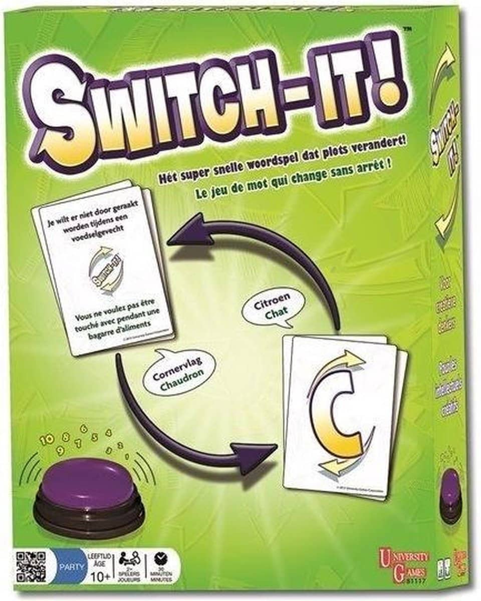 Brandunit switch-it, het supersnelle woordspel dat plots veranderd