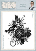 Creative expressions • sentimentally yours bohemian rubber stamp flourish a6
