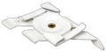Enzo systeemplafondklem tbv. rail 3-fasen wit - 5050403
