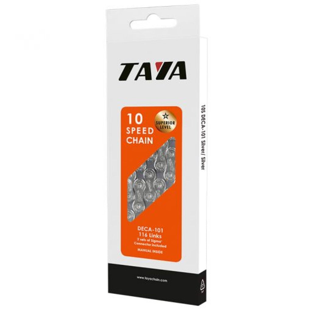 Taya ketting deca-101 1 2x5 64x116, 10 speed, zilver