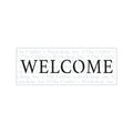 The crafter's workshop • template 41,6x15,2cm welcome