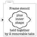 The crafter's workshop • template cookie 5,5x5,5 plaque