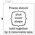 The crafter's workshop • template cookie 5,5x5,5 plaque