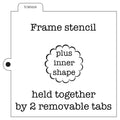 The crafter's workshop • template cookie 5,5x5,5 plaque